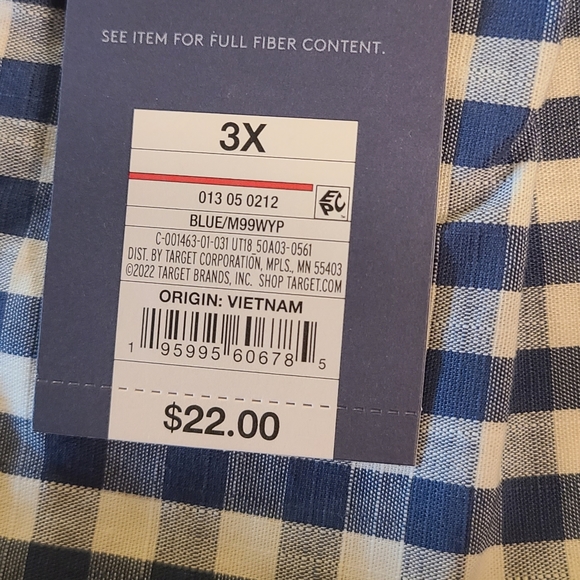 Universal Thread Checkered Smocked Waist Skirt - Picture 3 of 5